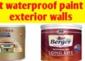 Best waterproof paint for exterior walls and waterproofing - Civil Sir